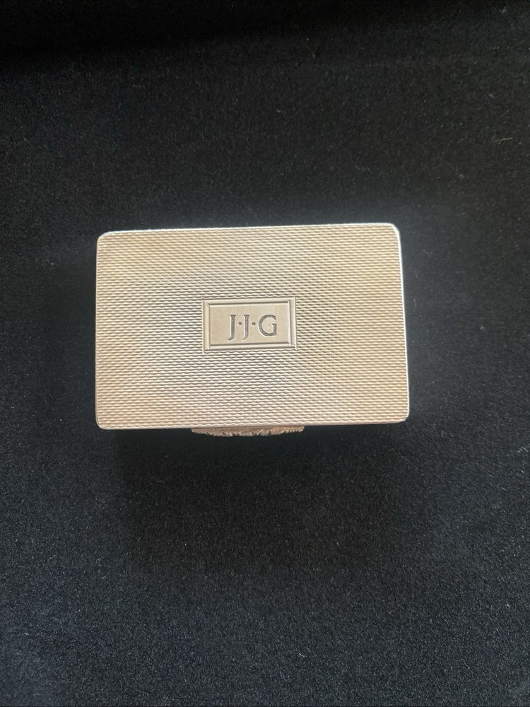 Rare Gallagher Sterling Silver Engine Turned Box by Peter John Doherty 2001