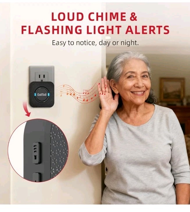 CallToU Wireless Caregiver Call Button Elderly