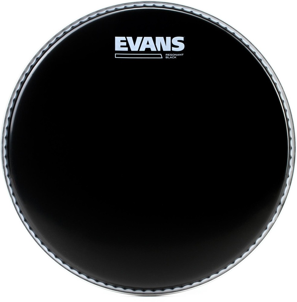 Evans Resonant Black Drumhead - 10 inch (2-pack) Bundle