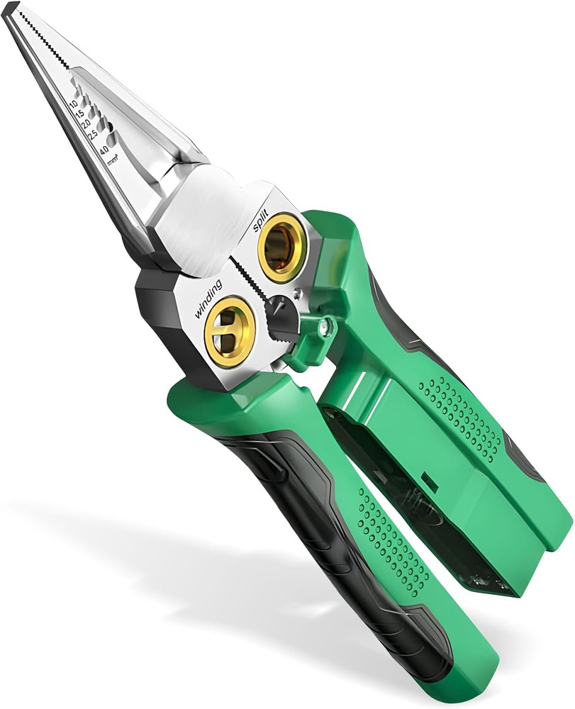 8 in 1 Wire Stripping Pliers Voltage Tester Multi-Function Stripper Electrician
