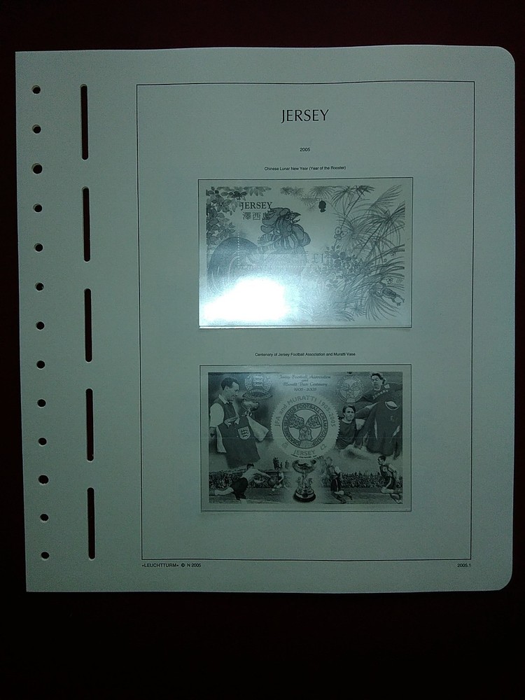 Lighthouse supplement + stamp mounts Jersey/Isle of Man/Guernsey/Alderney Used