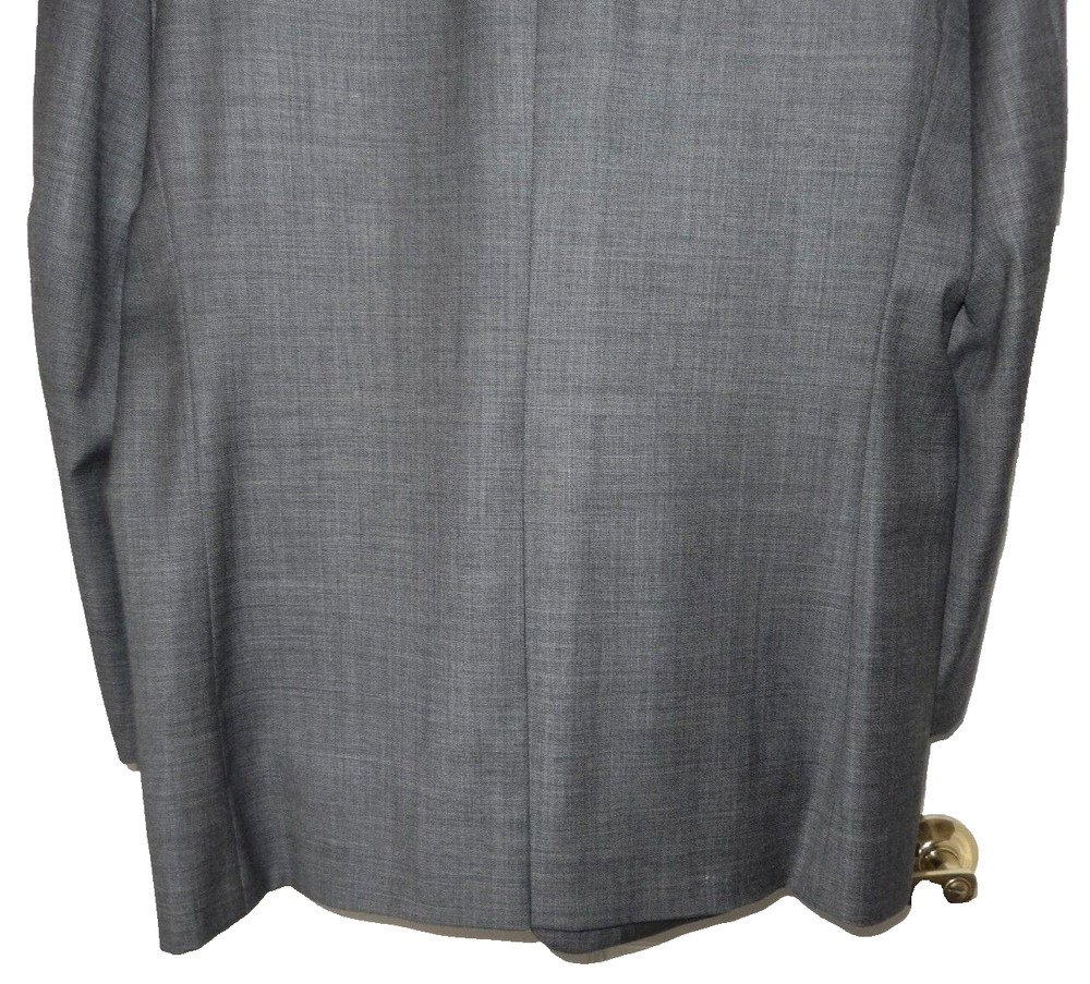 Chaps 100% Wool Blazer Sport Coat-44L, gray