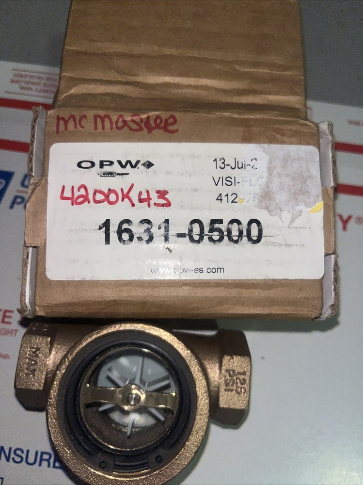 OPW 1631-0500, VISI-FLO Sight Flow Indicator