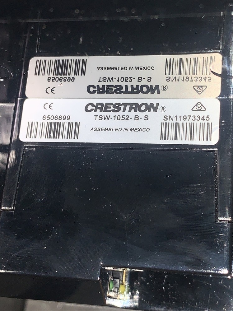 CRESTRON TSW-1052-B-S 10.1" TOUCH SCREEN - BLACK