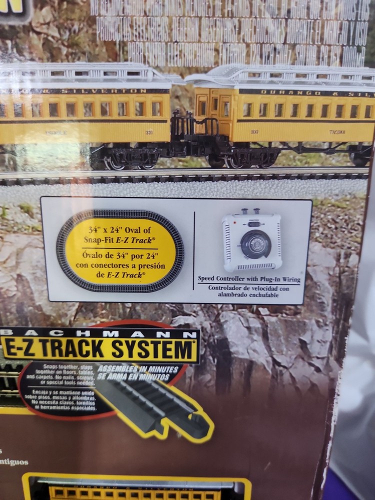 Bachmann D&S N Scale Electric Train Set E-Z Track