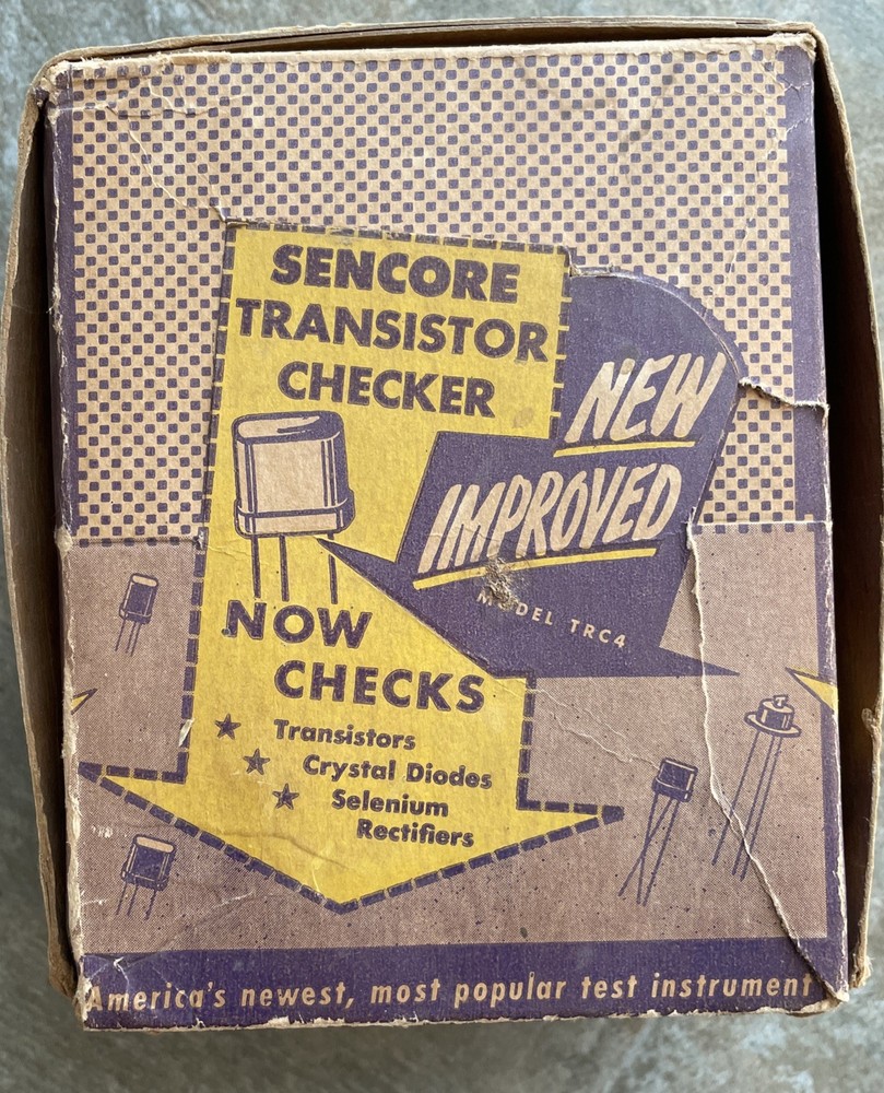 Vintage SENCORE TRC-4 Transistor and Rectifier Checker Bb8