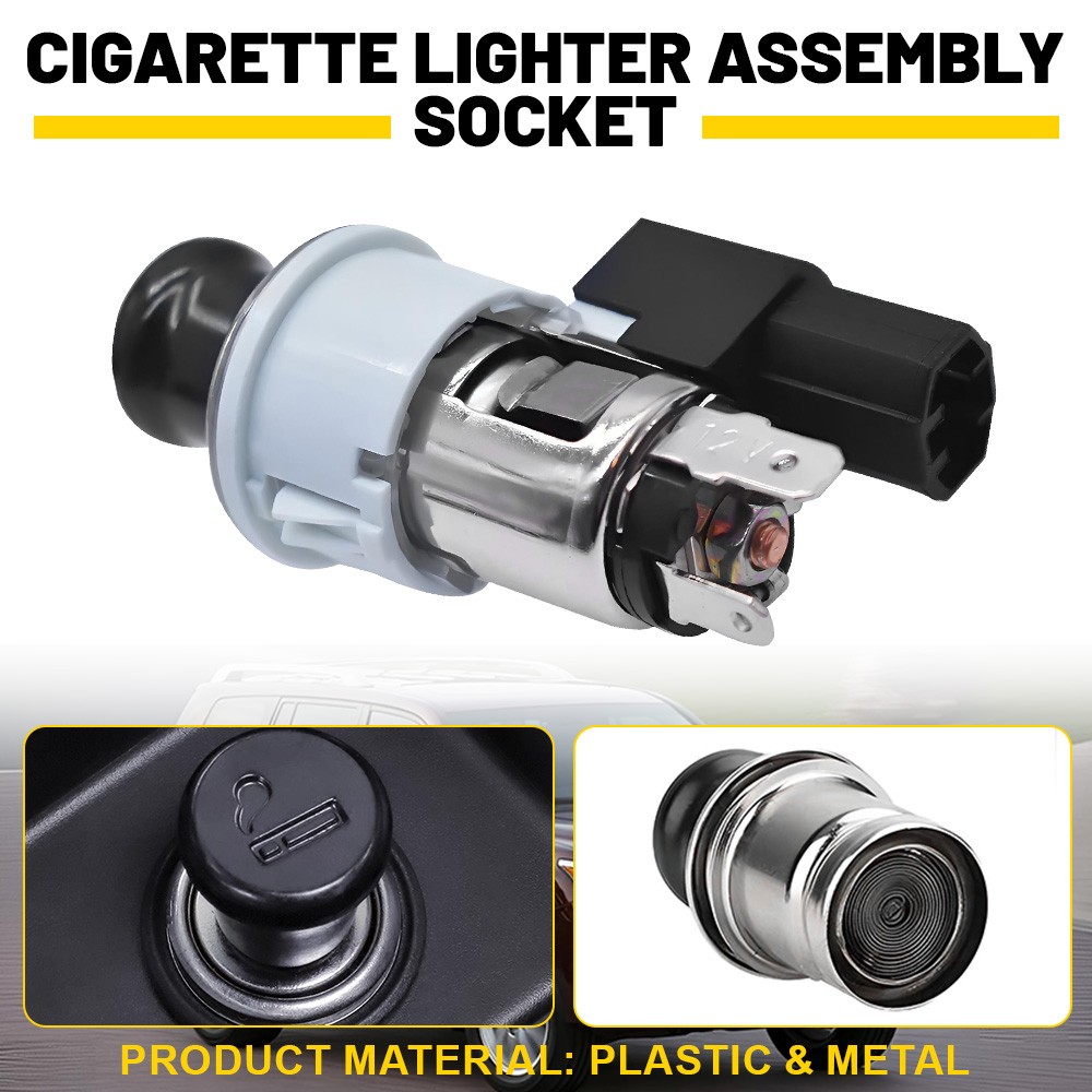 Cigarette Lighter Assembly Socket Element & Bezel For Toyota Corolla/Lexus