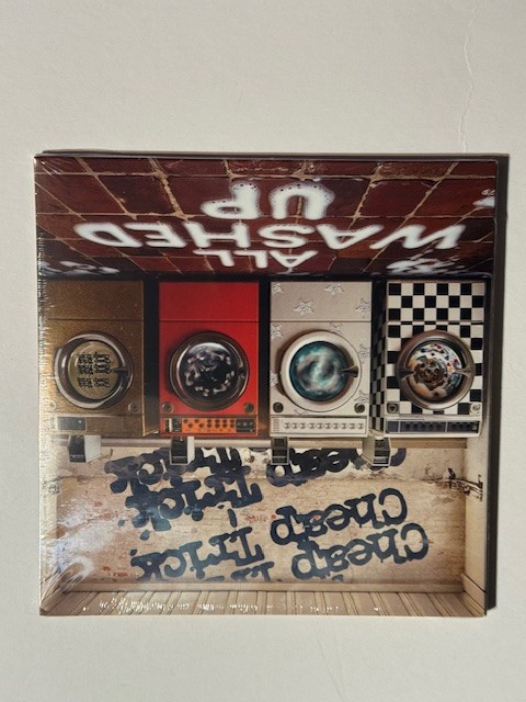 Cheap Trick - All Washed Up Signed Insert with Sealed CD Autographed By Group