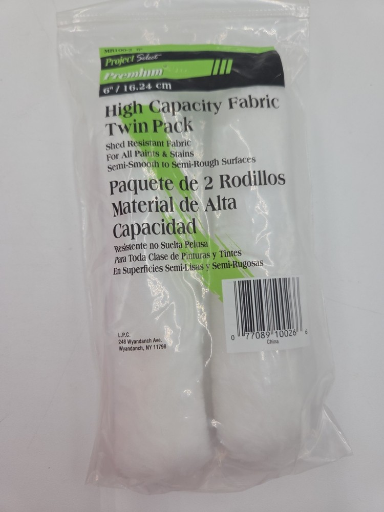 project select high capacity fabric twin pack paint rollers