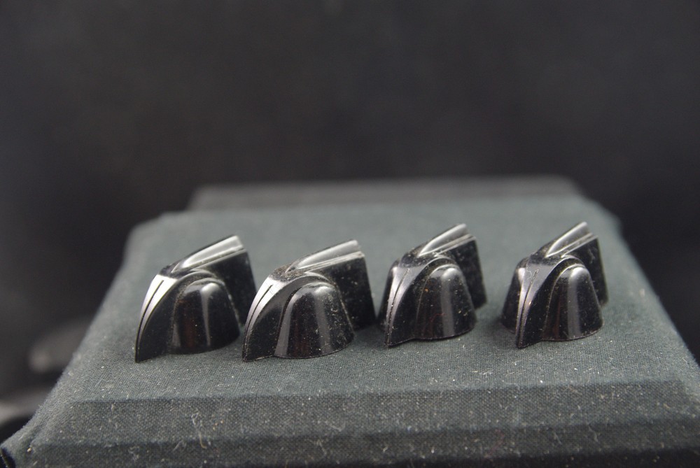 Daka Ware NOS Black Standard Chicken Head Control Knob One