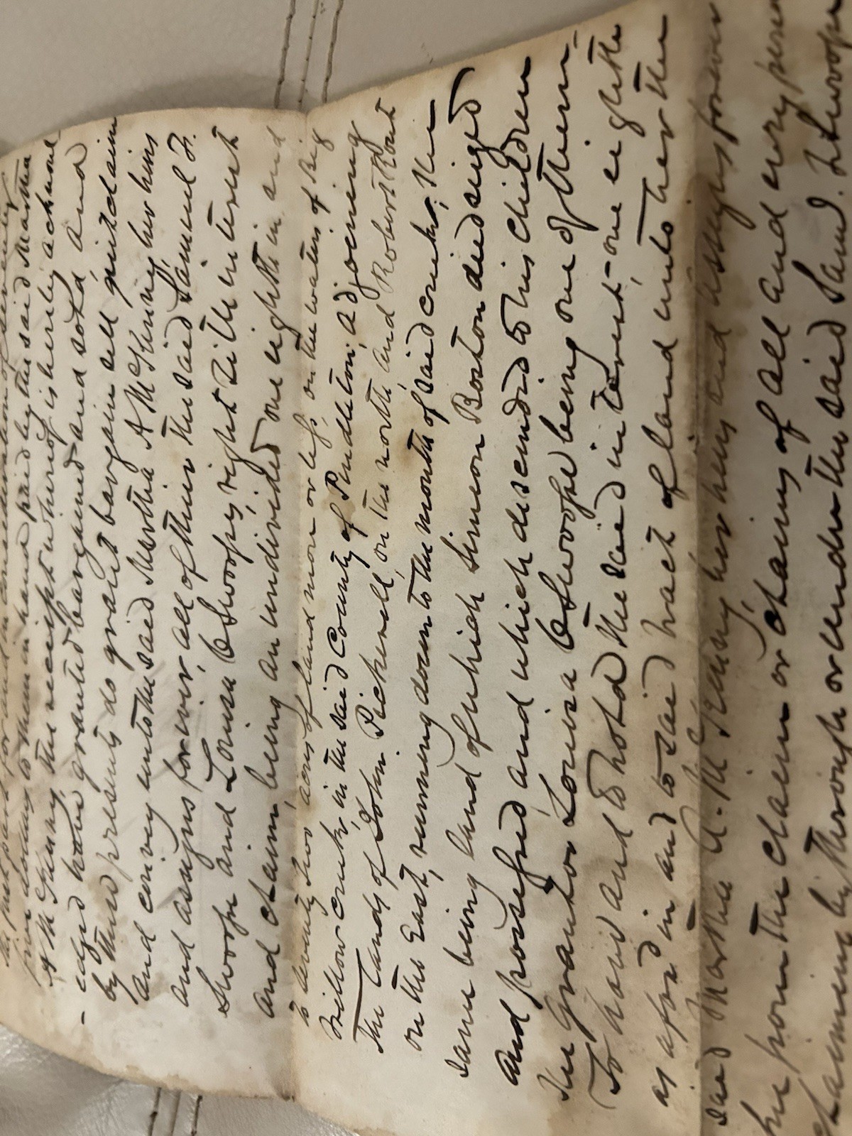 1859 Indenture Kentucky Antique Signed Document