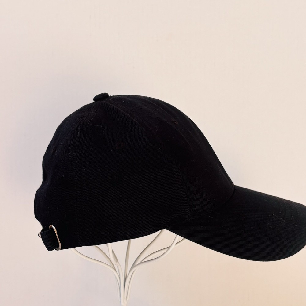 Gold Stud Logo Baseball cap adjustable one size black E2-810