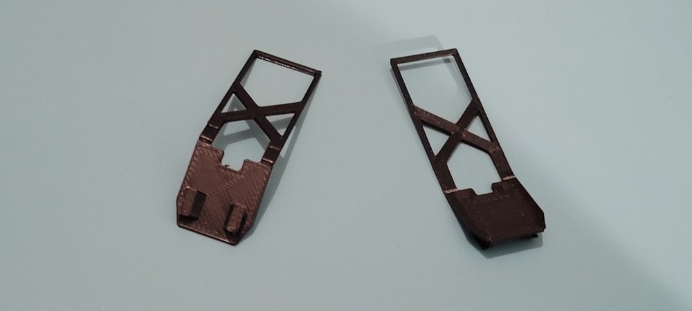 2 Custom made Mongoose body support Bars, 3D printed. Read description.