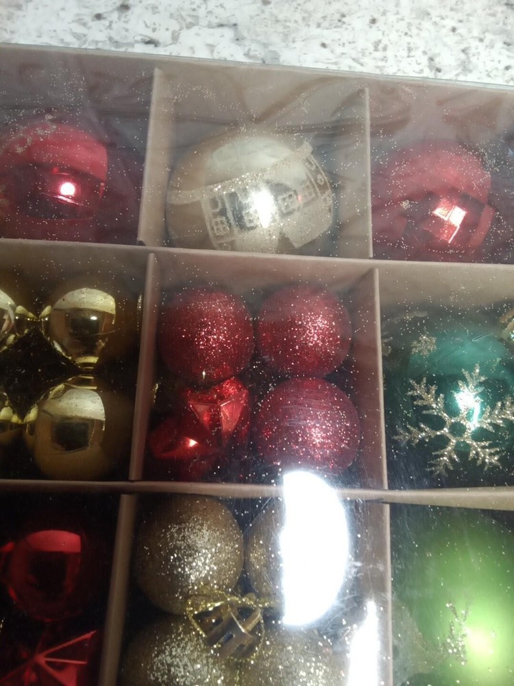 Christmas Tree Decorations Plastic Multicolor