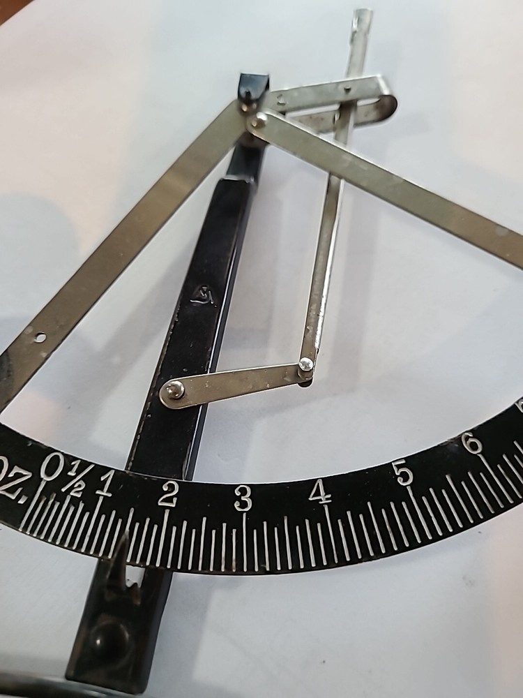 Vintage Postal Pendulum Desk Scale Missing Tray