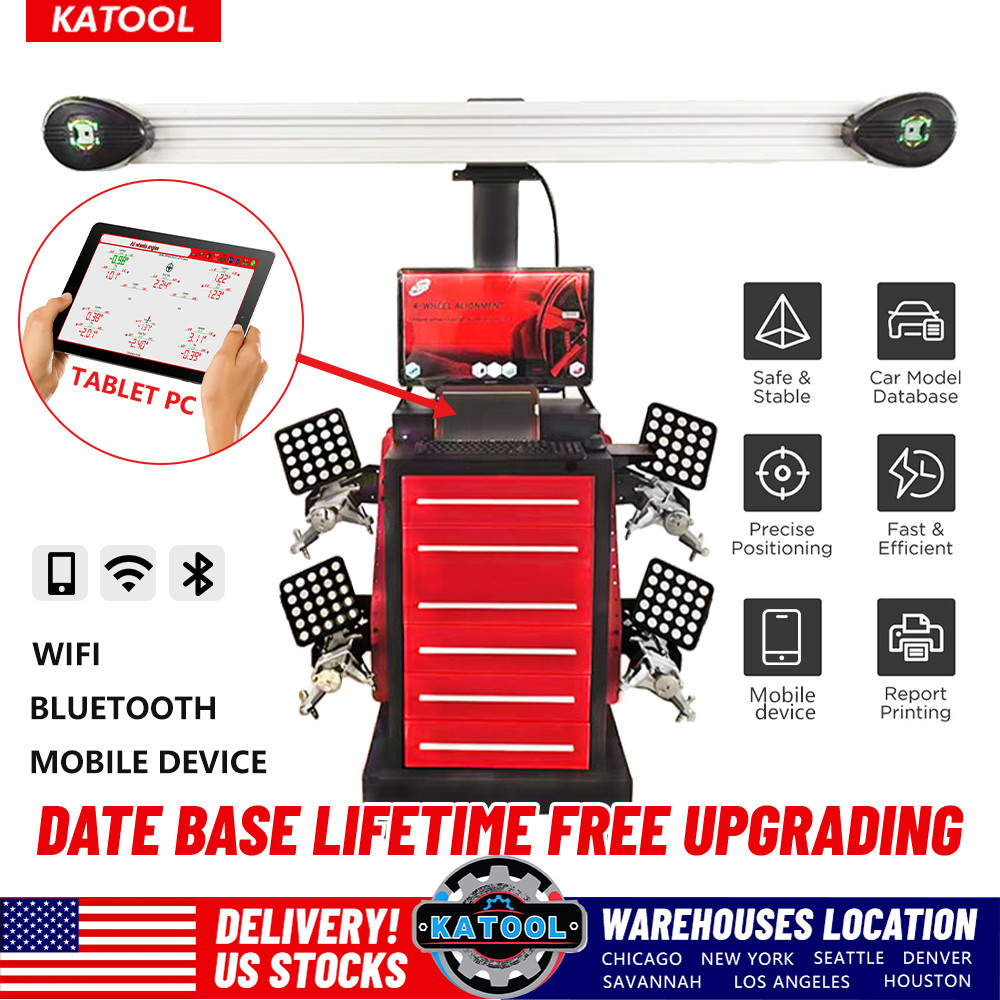 3D Wheel Alignment Machine Wheel Aligner Android System Cloud Service TV Tablet