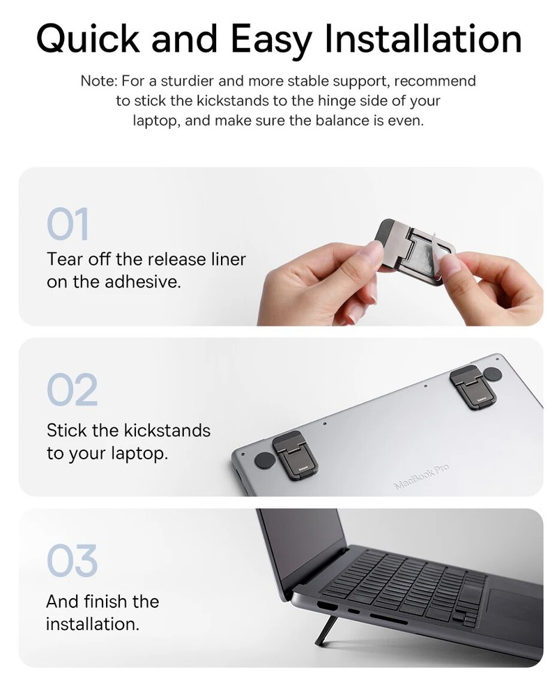 Baseus Foldable Laptop Stand Portable Notebook Support Base Holder Bracket