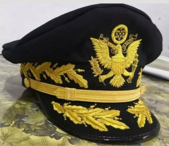 Douglas MacArthur hat black version all sizes available