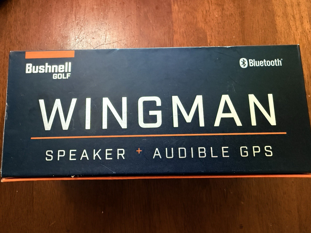 Bushnell Golf Wingman Speaker Audible GPS Bluetooth