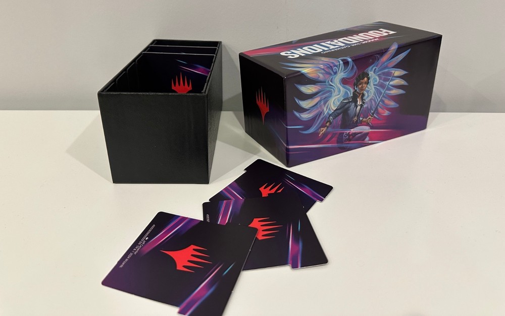 MTG - TWO Card Storage Boxes - Fat Pack / Bundle Style Box - Foundations - Magic