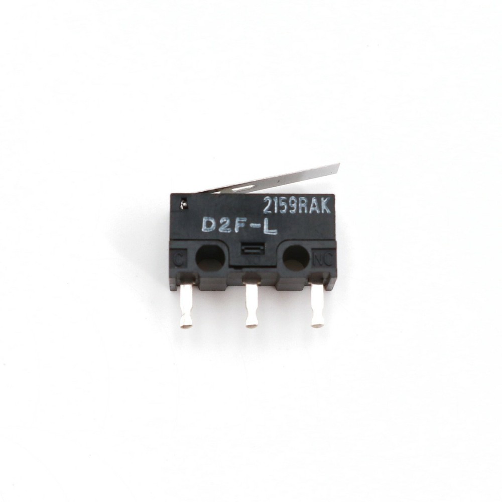 10Pcs OMRON D2F-L Hinge Lever 3-Pin PCB Mount SPDT Micro Basic Limit Switch