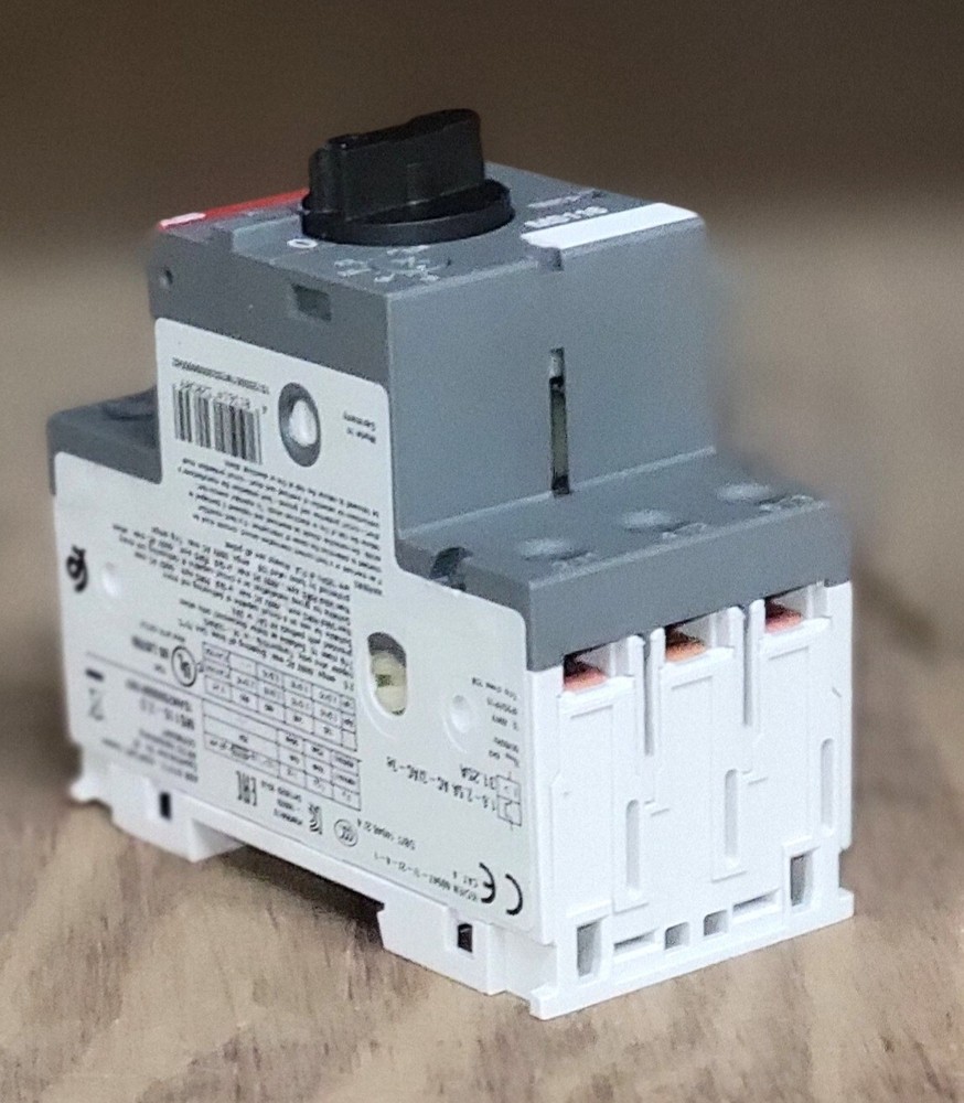 ABB T&B MS116-2.5 MANUAL MOTOR STARTER 1.6-2.5A RANGE