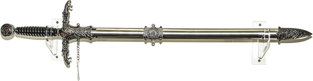 Clear Wall Mounts and Table Stands for Swords