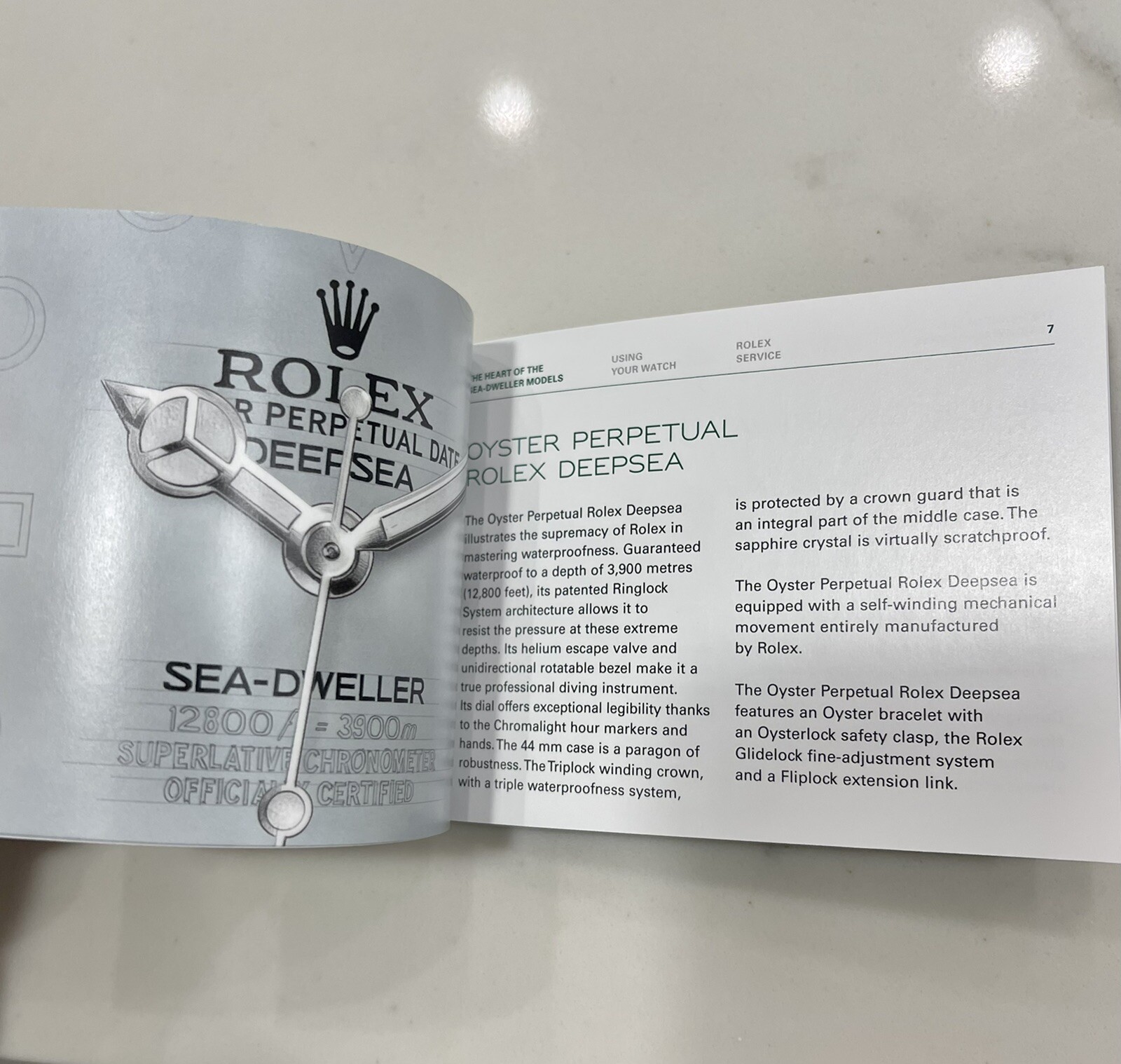 Authentic Rolex Sea Dweller Deepsea Booklet Manual Full Set 126660 126600 James
