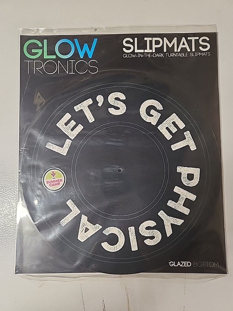 Glowtronics Turntable Slipmat Let's Get Physical