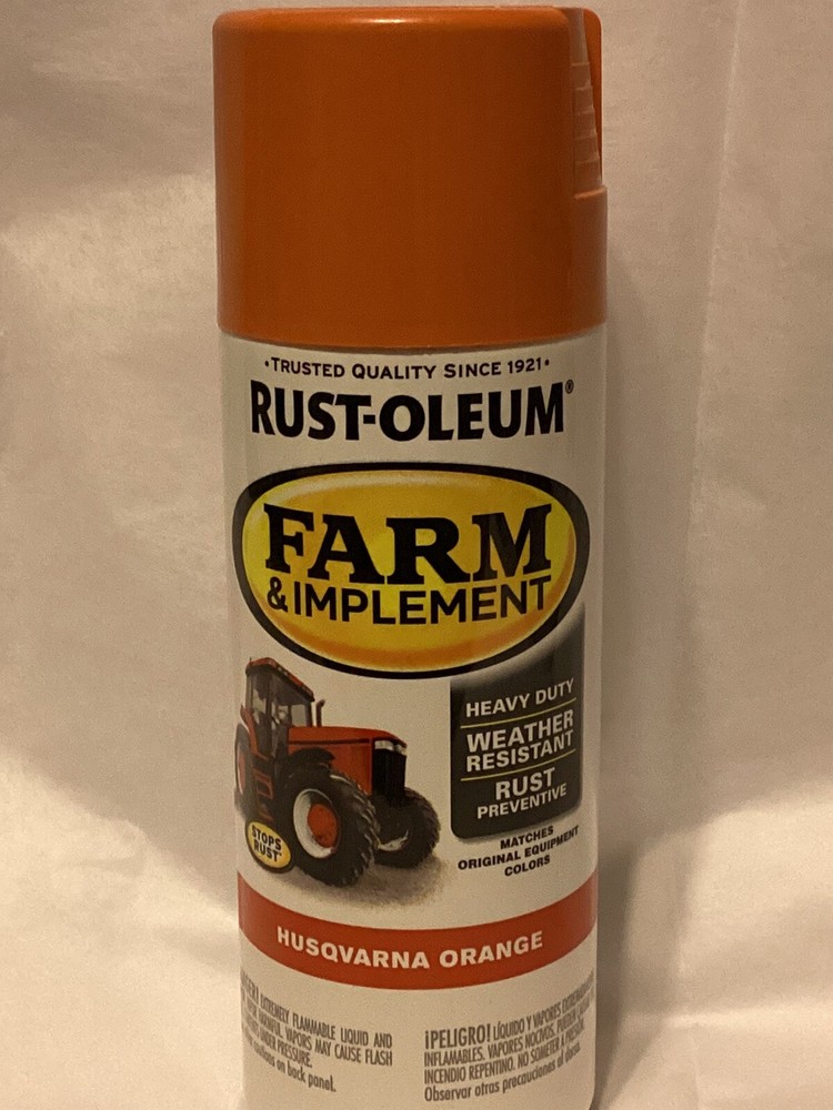 One 12 Oz Can Rust-Oleum FARM & IMPLEMENT Spray Paint