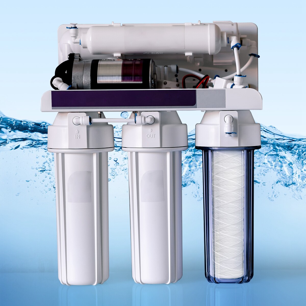 1/5/10/20/30/50 Micron 10" x 2.5" String Wound Whole House Sediment Water Filter