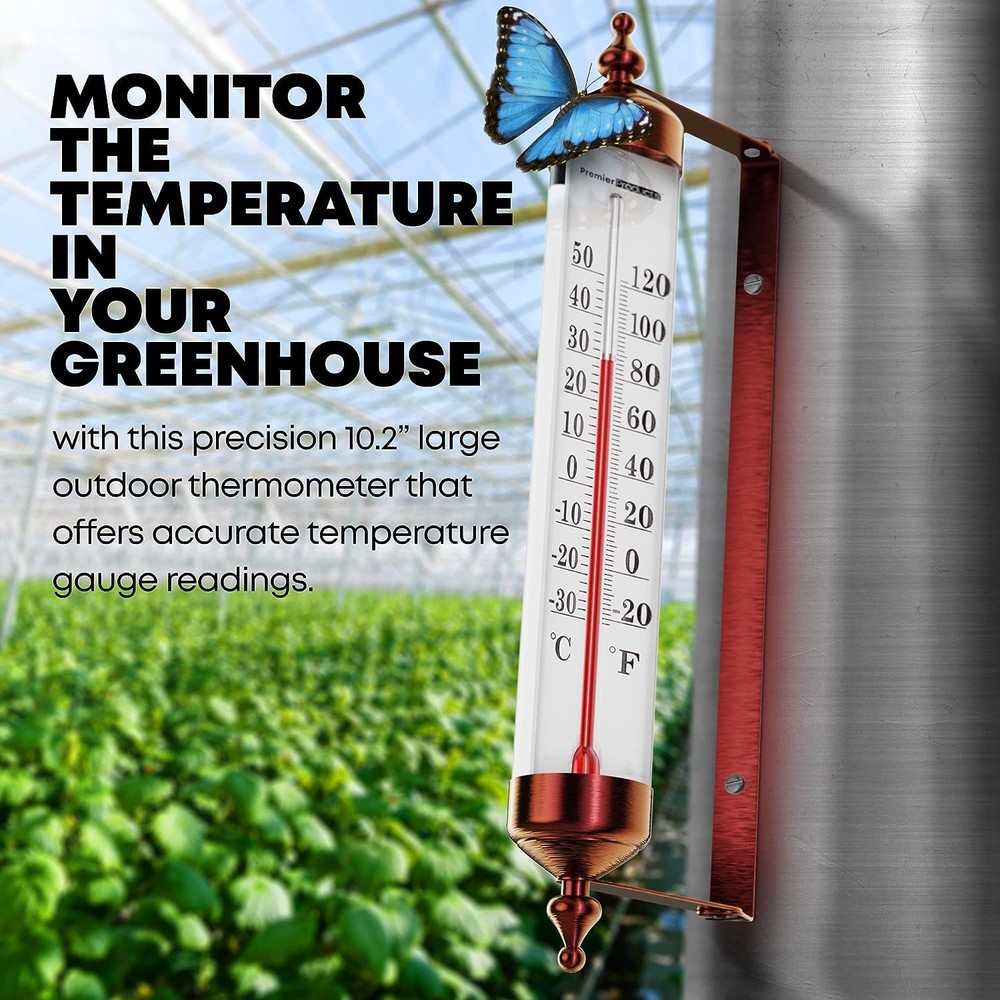 10.2 Steel Outdoor Thermometer (adjustable Angle)