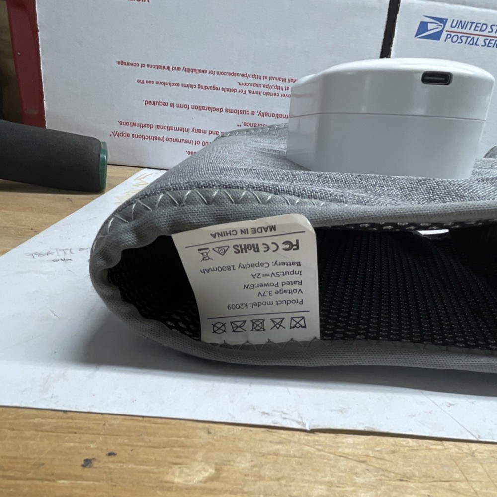 Gray Electric Heating massage calf pads used nice shape