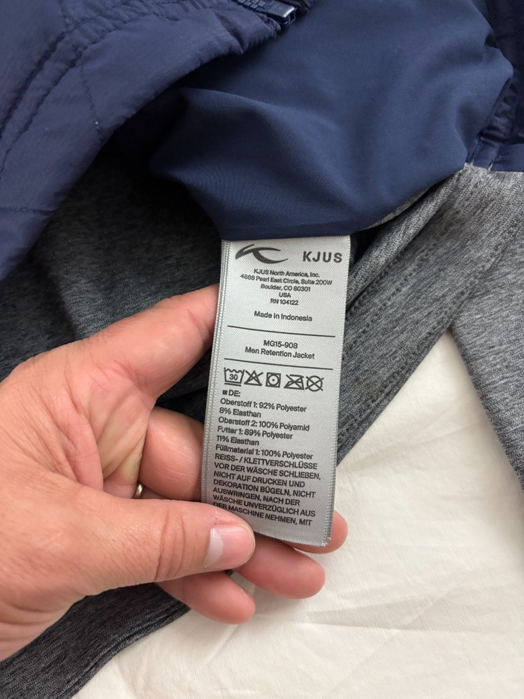 KJUS Retention Jacket Men's Sz. Small Full Zip Golf Performance Jacket!