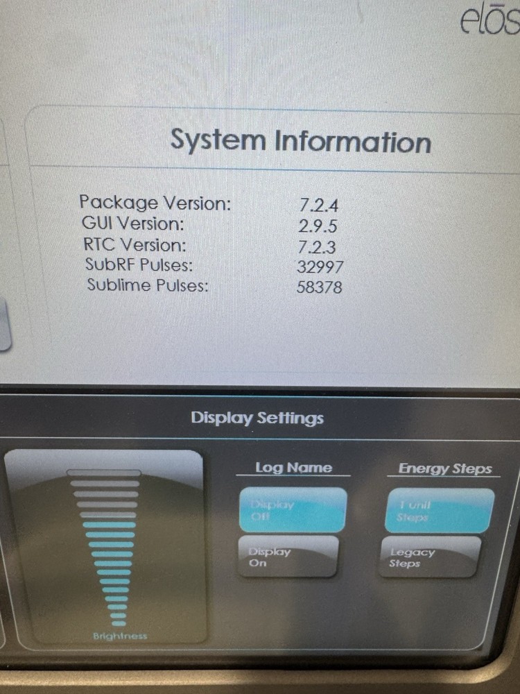 Used 2012 Syneron Elos Plus