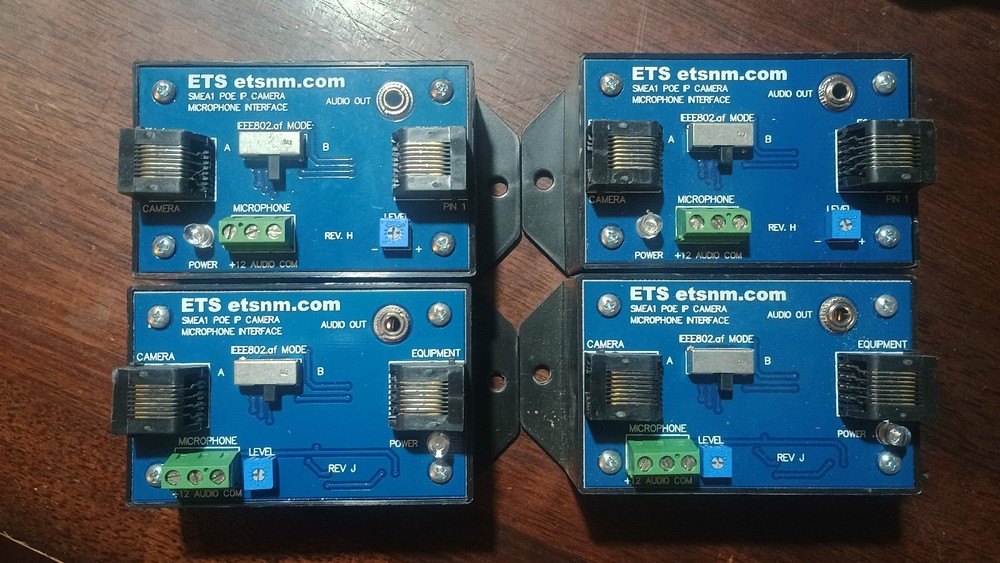 ETS SMEA-1 Microphone Interface Box for IP Cameras