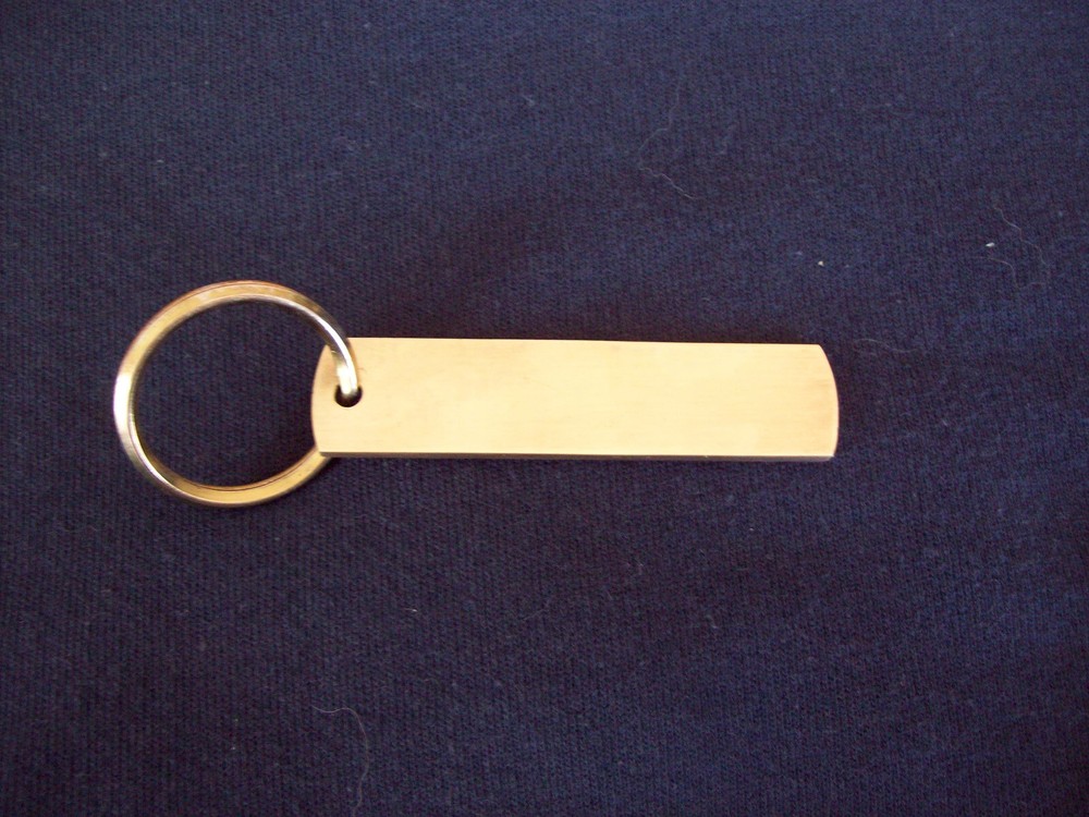 PONTIAC KEY CHAIN....BRASS LIKE