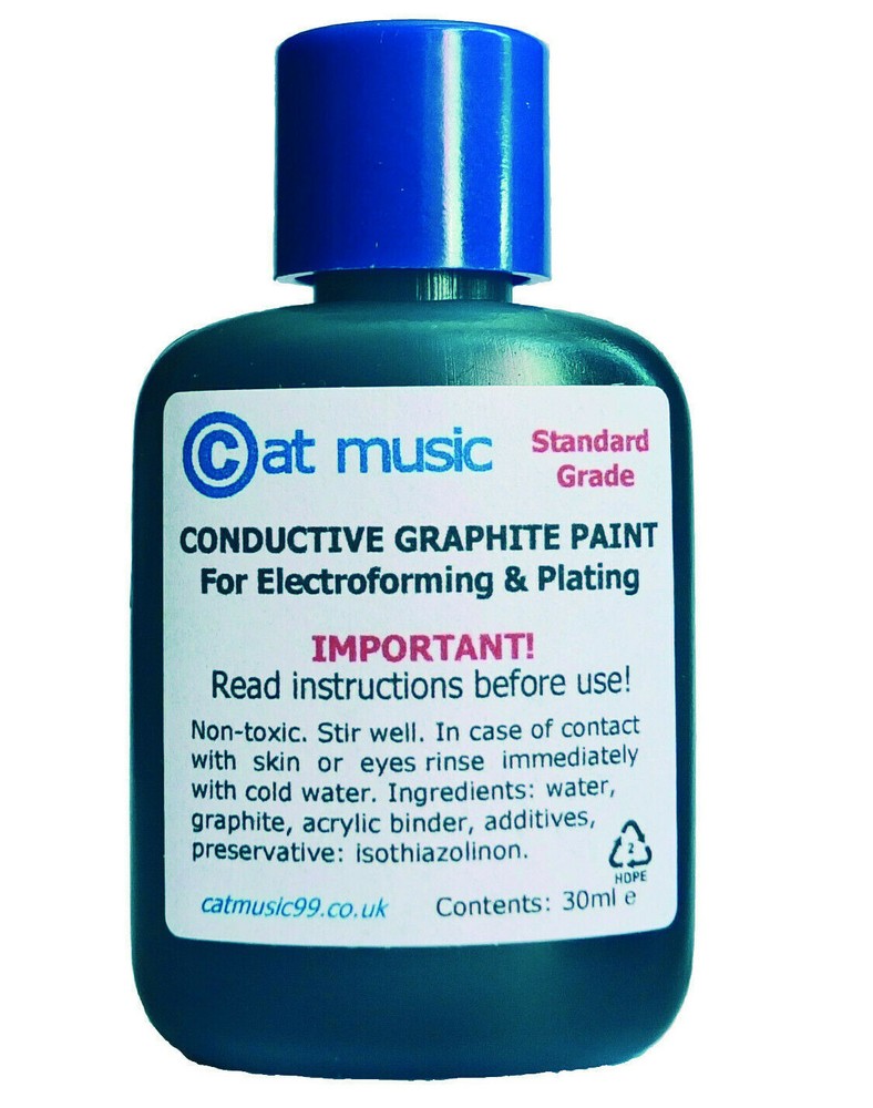 CONDUCTIVE GRAPHITE PAINT ELECTROPLATING and ELECTROFORMING INK