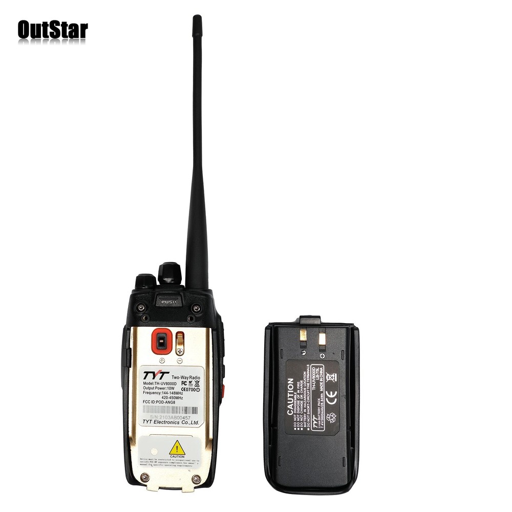 TH-UV8000D 10W 10KM Walkie Talkie Handheld Transceiver +Programming Cable ot34