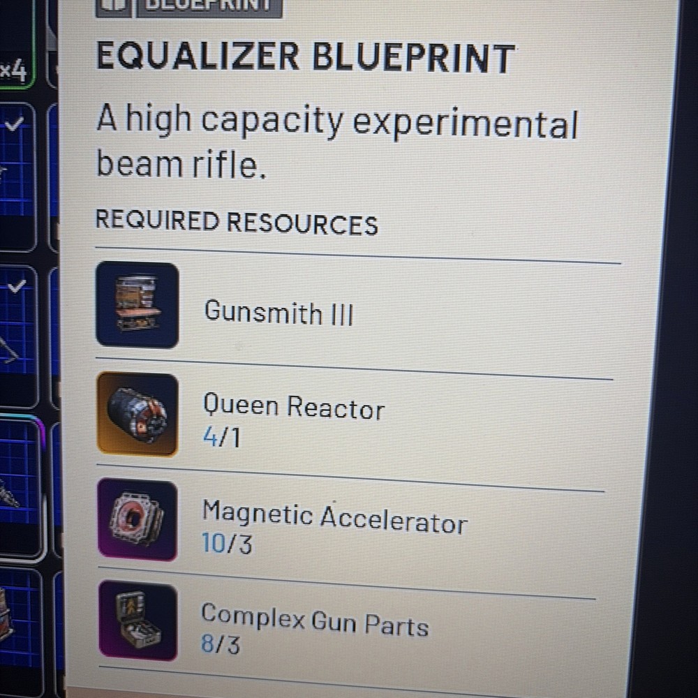 ARC RAIDERS equalizer blueprint equalizer bp