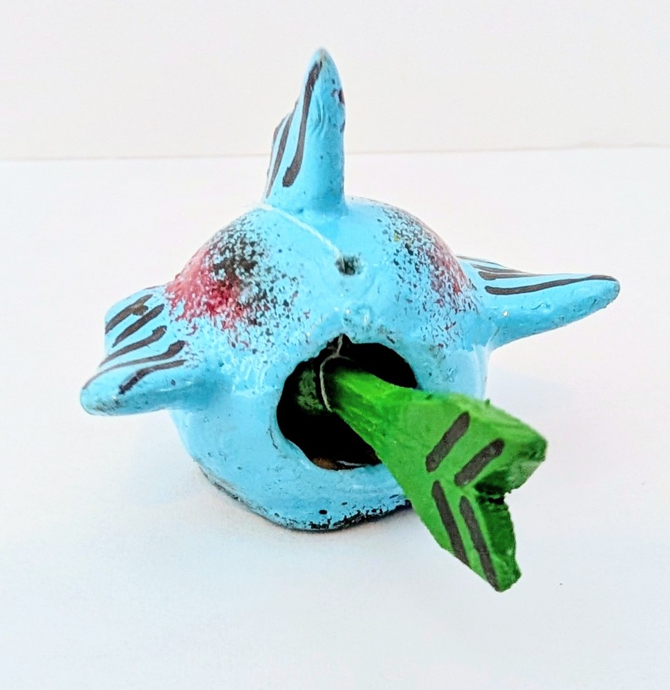 Handcrafted Mexican Fish Bobble Head Tail