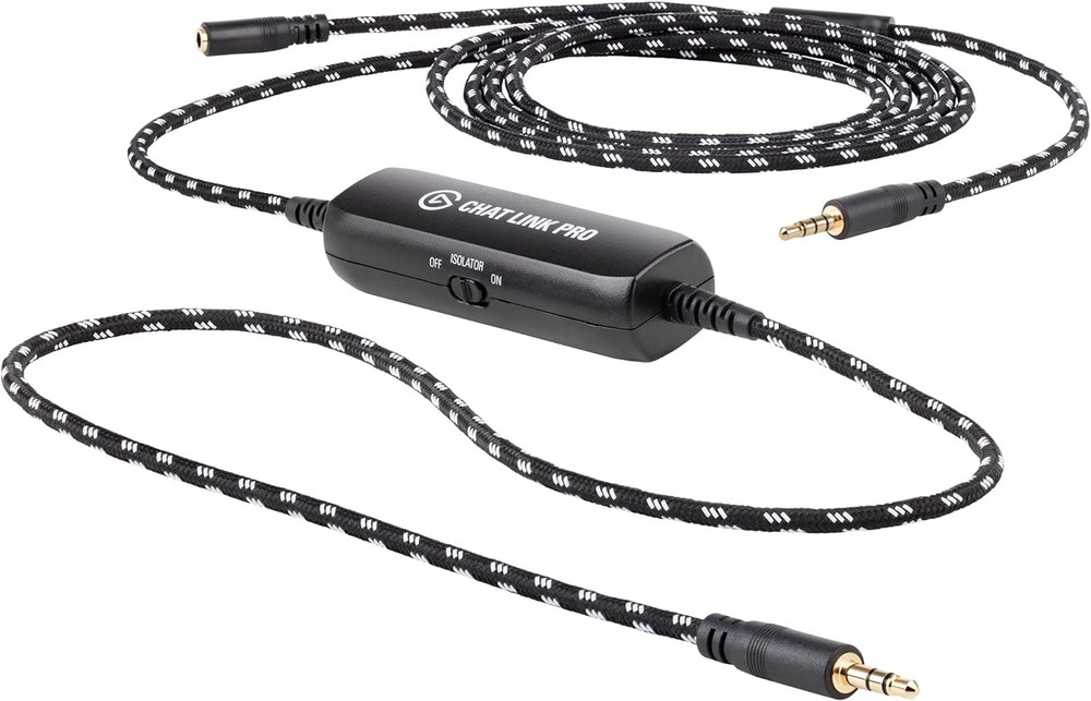 Chat Link Pro Audio Adapter for PS5, PS4, Nintendo Switch, Black