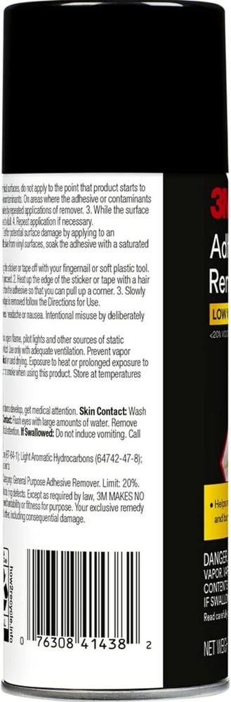 3M Adhesive Remover, 12 oz., Quickly Remove Adhesive, Attachment Tape, Tar, ...