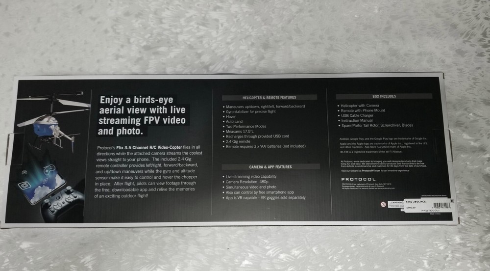 Protocol Flix 3.5 Channel Remote Control Video-Copter .