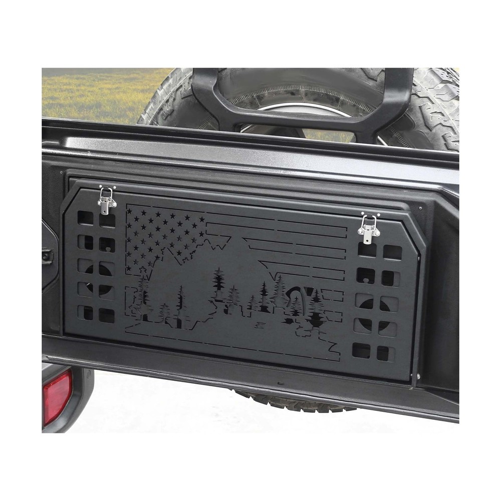 Hoolcar Tailgate Table Double-Layer Foldable Table Cargo Shelf Storage Rack C...