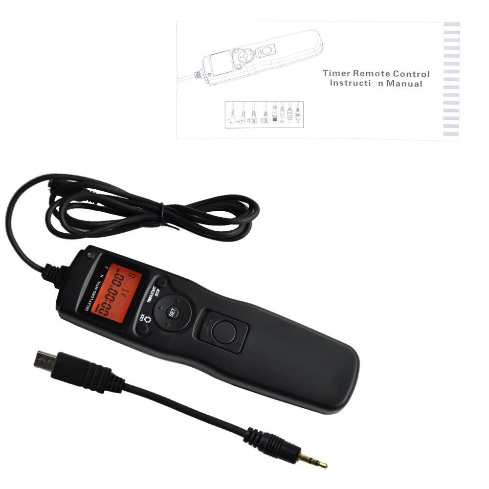 LCD Shutter Release Timer Remote Control Cord Sony Camera RX100M2 RX100M3 HX400