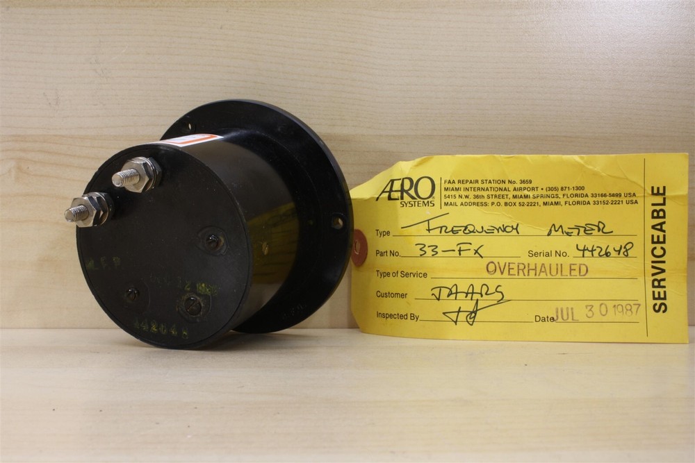 JBT Triplett Model 33-FX Frequency Indicator