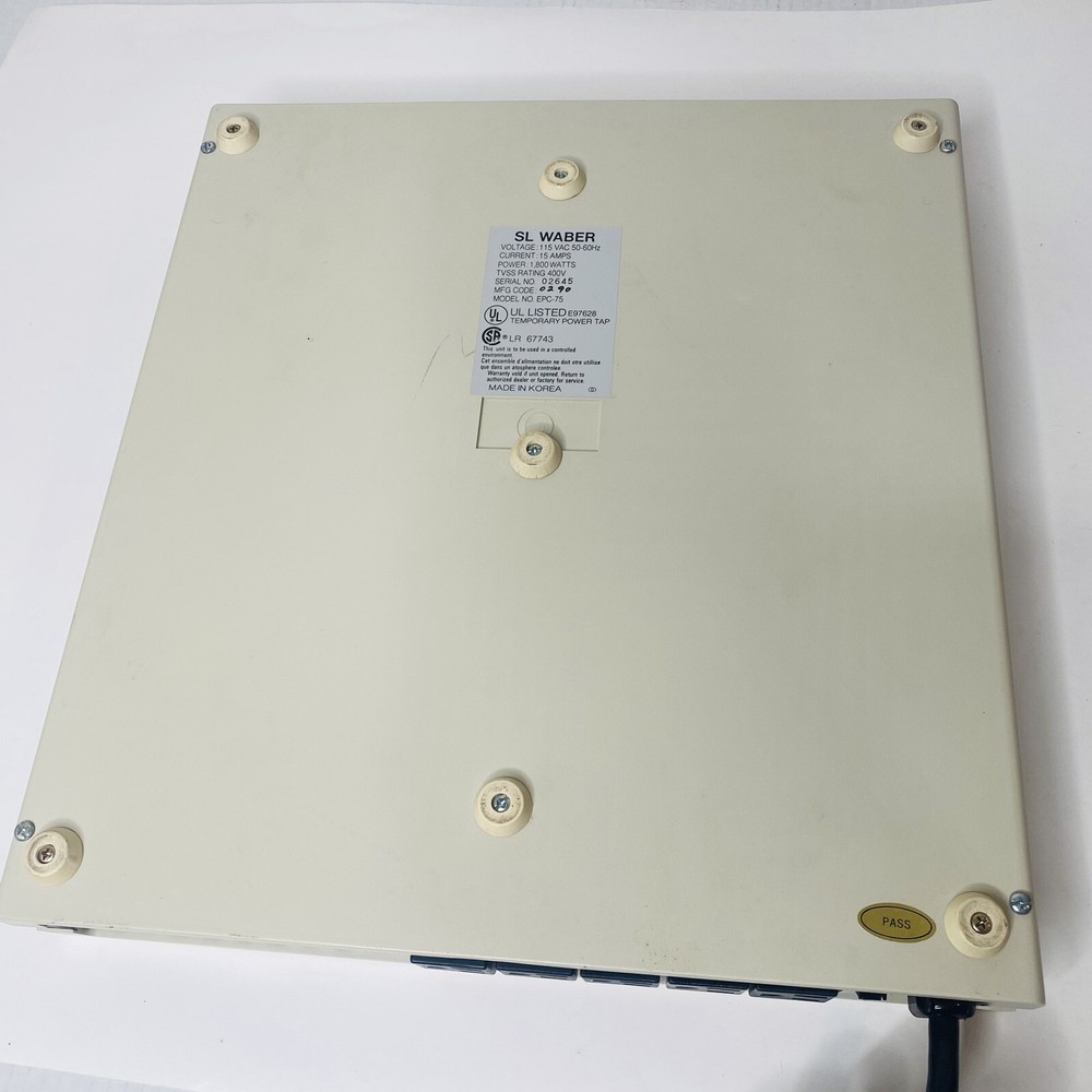 Electronic Power Center 75 | EPC-75 SL Waber | Retro Computing Korea UNTESTED