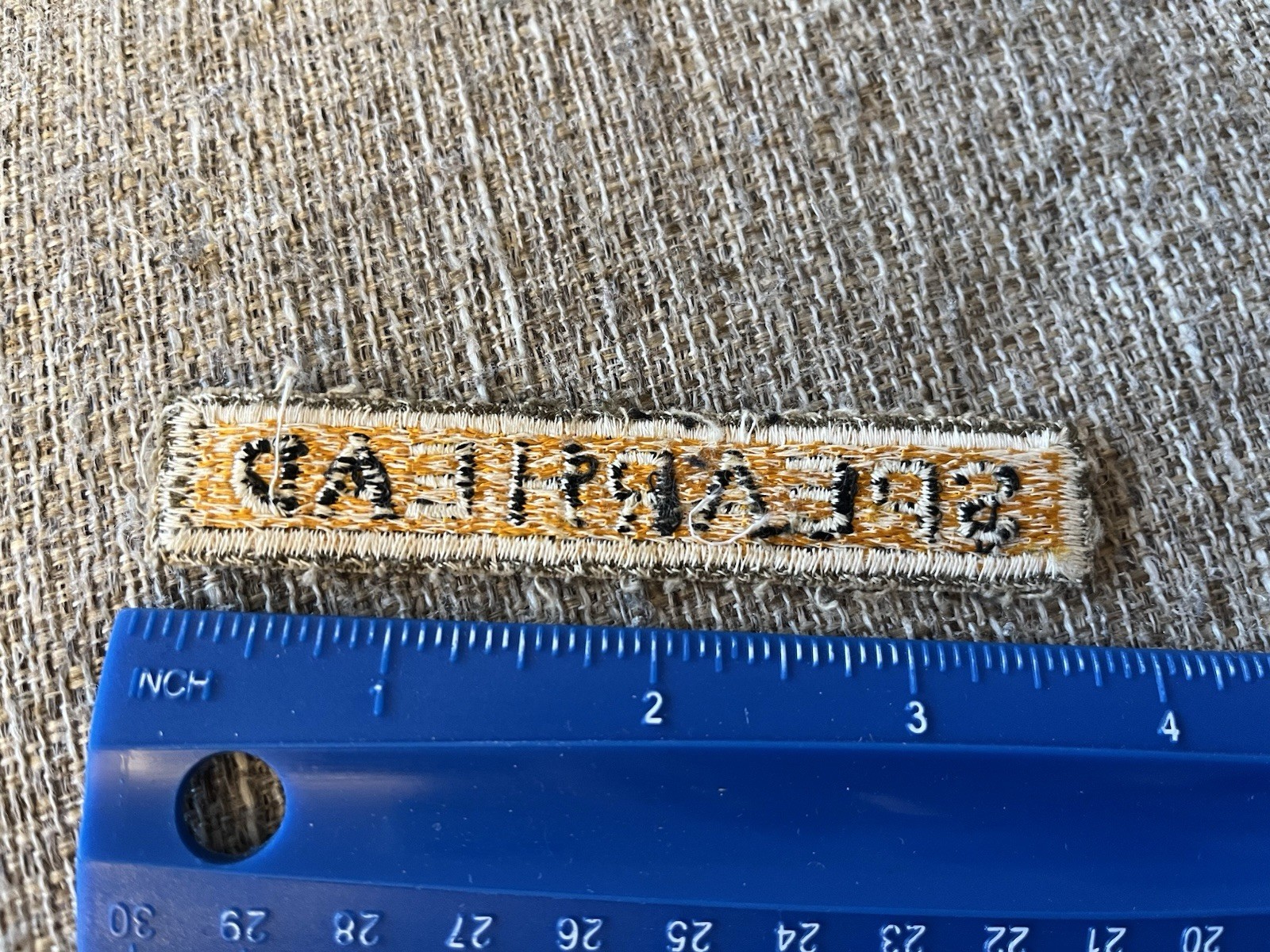 WWII Era US Army 3rd Armored Division SPEARHEAD Tab Patch