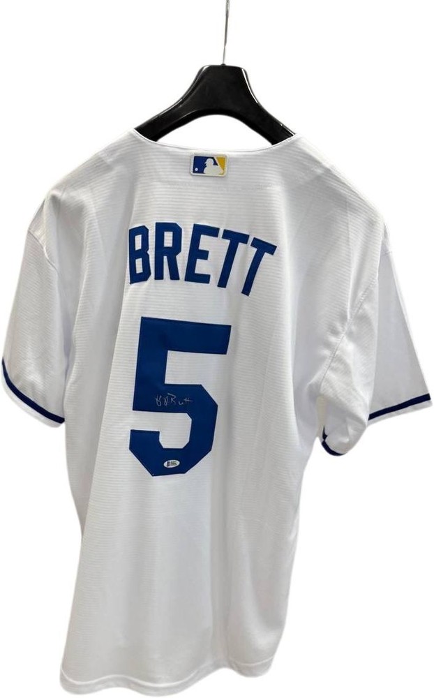 Hand Signed George Brett Autographed MLB Jersey BAS Authentication